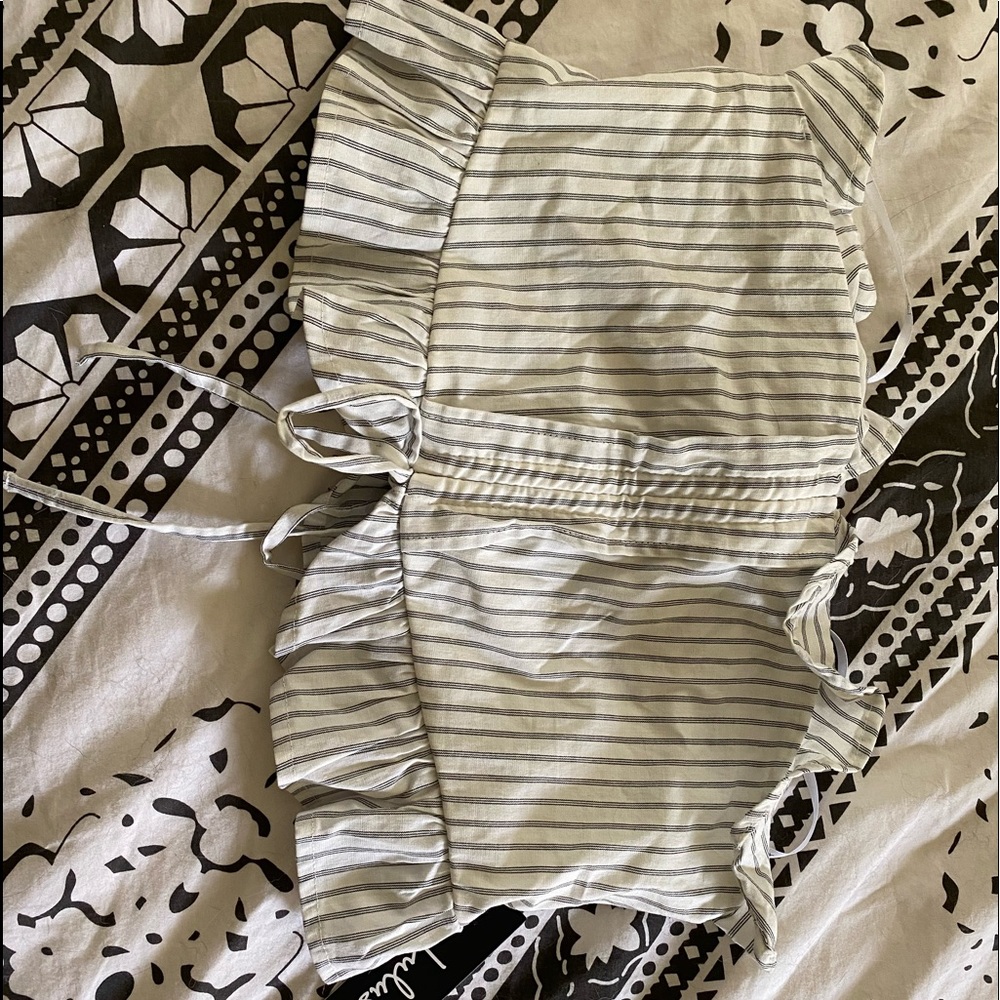 Nwt ruffle tube top